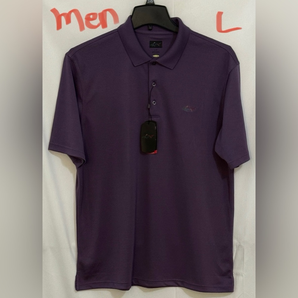 Greg Norman Collection Deep Purple Polo Shirt
